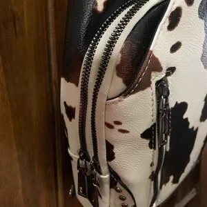 Sam & Hadley | Bags | Nwt Beautiful Cow Print Sling Bag  display picture 1